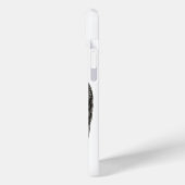 Angels Kissing, zwart-wit design Case-Mate iPhone Case (Achterkant / Links)