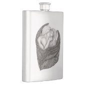 Angels Kissing, zwart-wit design Flacon (Rechts)