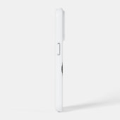 Angels Kissing, zwart-wit design iPhone Hoesje (Rechterkant)