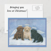 Angels Labbies Kerst Briefkaart (Voorkant / Achterkant)