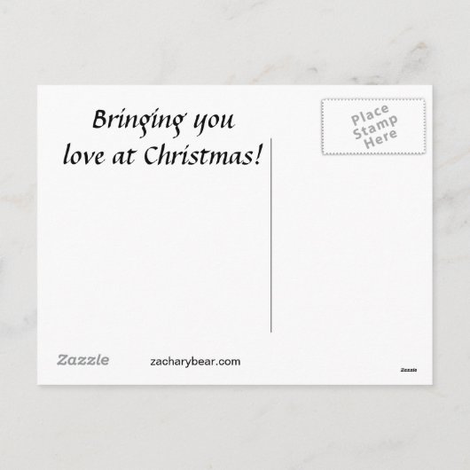 Angels Labbies Kerst Briefkaart (Achterkant)