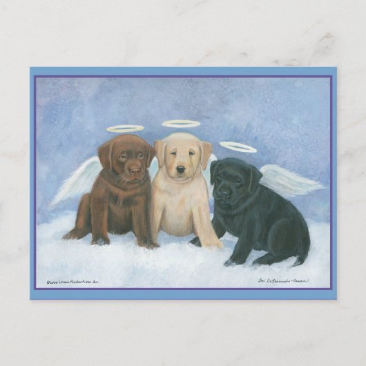 Angels Labbies Kerst Briefkaart (Voorkant)