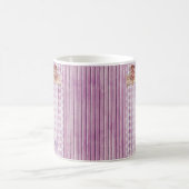 Angels & Lace: Rustiek hout Digitaal papier Magische Mok (Center)