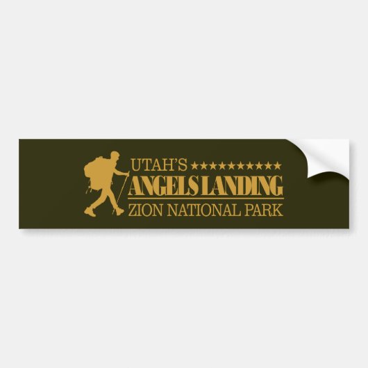Angels Landing Bumpersticker (Voorkant)