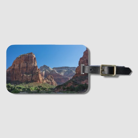 Angels Landing in Zion National Park Bagagelabel (Voorkant (horizontaal))