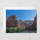 Angels Landing in Zion National Park Briefkaart (Voorkant / Achterkant)