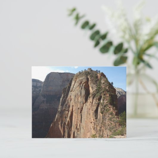 Angels Landing in Zion National Park Briefkaart (Staand voorkant)