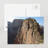 Angels Landing in Zion National Park Briefkaart (Voorkant / Achterkant)