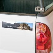 Angels Landing in Zion National Park Bumpersticker (Op Truck)