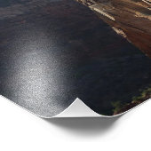 Angels Landing in Zion National Park Foto Afdruk (Hoek)