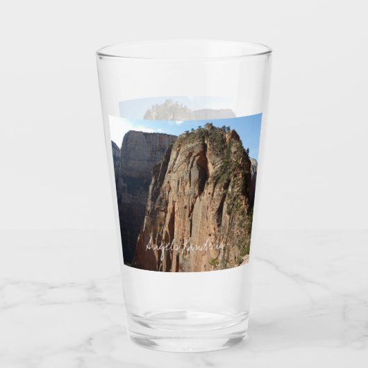 Angels Landing in Zion National Park Glas (Voorkant)