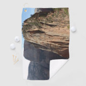 Angels Landing in Zion National Park Golfhanddoek (Insitu)