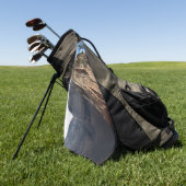 Angels Landing in Zion National Park Golfhanddoek (Groen)