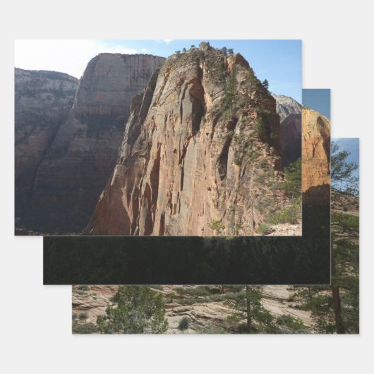 Angels Landing in Zion National Park Inpakpapier Vel (Set)