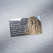 Angels Landing in Zion National Park Magnetisch Visitekaartje (Voorbeeld)