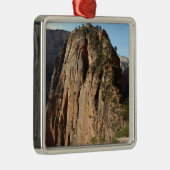 Angels Landing in Zion National Park Metalen Ornament (Rechts)