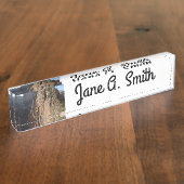 Angels Landing in Zion National Park Naambordje (Zijkant)