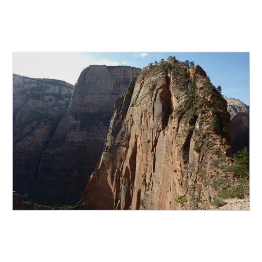 Angels Landing in Zion National Park Perfect Poster (Voorkant)