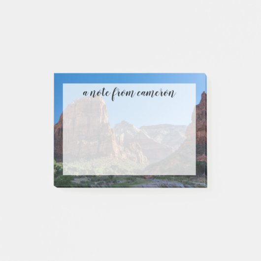Angels Landing in Zion National Park Post-it® Notes (Voorkant)