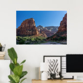 Angels Landing in Zion National Park Poster (Thuiskantoor)