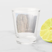 Angels Landing in Zion National Park Shot Glas (Achterkant)