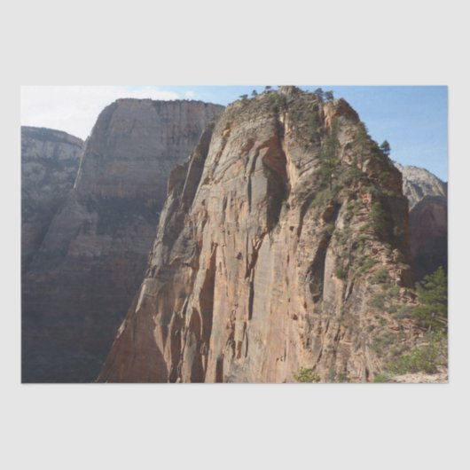 Angels Landing in Zion National Park Tissuepapier (Voorkant)