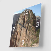 Angels Landing in Zion National Park Vierkante Klok (Hoek)