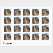 Angels Landing in Zion National Park Vierkante Sticker (Vel)