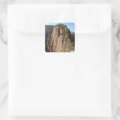 Angels Landing in Zion National Park Vierkante Sticker (Tas)