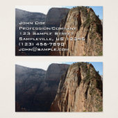 Angels Landing in Zion National Park Visitekaartje (Voorkant /achterkant)