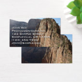 Angels Landing in Zion National Park Visitekaartje (Bureau)