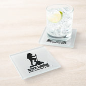 Angels Landing - Nationaal Park Zion Glazen Onderzetter (Schuin)