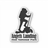 Angels Landing - Nationaal Park Zion Sticker (Voorkant)