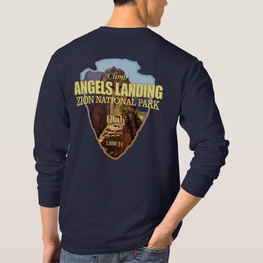 Angels Landing (pijlpunt) T-shirt (Achterkant)