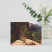 Angels Landing Trail briefkaart (Staand voorkant)