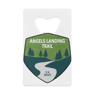 Angels Landing Trail Zion National Park Creditkaart Flessenopener