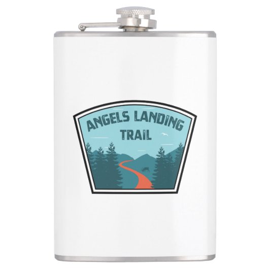 Angels Landing Trail Zion National Park Heupfles (Voorkant)