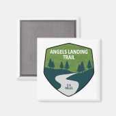 Angels Landing Trail Zion National Park Magneet (Voorkant / Achterkant)
