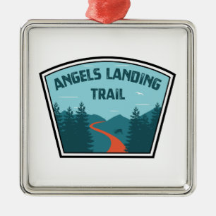 Angels Landing Trail Zion National Park Metalen Ornament
