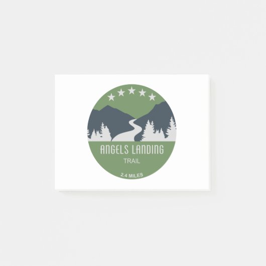 Angels Landing Trail Zion National Park Post-it® Notes (Voorkant)