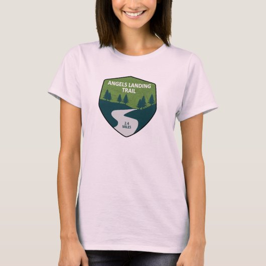 Angels Landing Trail Zion National Park T-shirt (Voorkant)