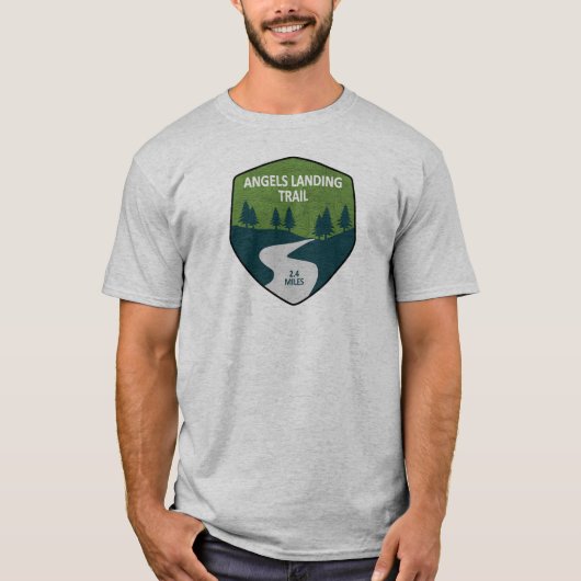 Angels Landing Trail Zion National Park T-shirt (Voorkant)