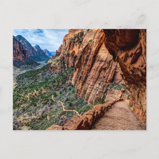 Angel's Landing Trail Zion National Park - Utah Briefkaart (Voorkant)