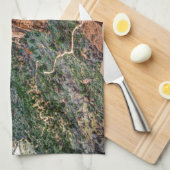 Angel's Landing Trail Zion National Park - Utah Theedoek (Quarter Fold)