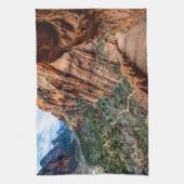 Angel's Landing Trail Zion National Park - Utah Theedoek (Verticaal)