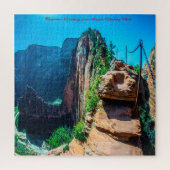 Angels Landing Utah Kerstgroetings Legpuzzel (Verticaal)
