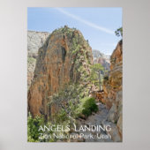 Angels Landing, Zion NP Poster (Voorkant)