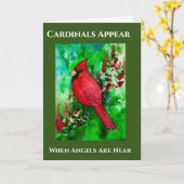 Angels lijken kardinalen dicht bij sympathieverlie kaart (Gele Bloem)