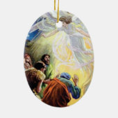 Angels lijkt op Shepards kerstversiering Keramisch Ornament (Achterkant)