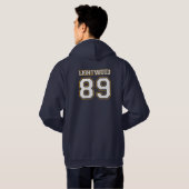 Angels Logo - Lightwood 89 Mannen Hoodie (Achterkant volledig)